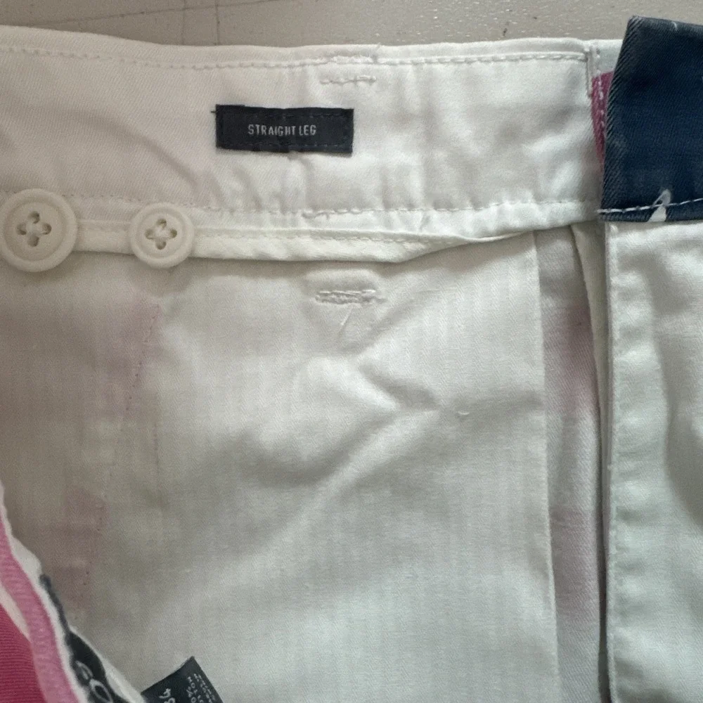 Bonobos Pants Mens Sz 36x34 Straight Flag Stars Stripes Patriotic Faded Festival